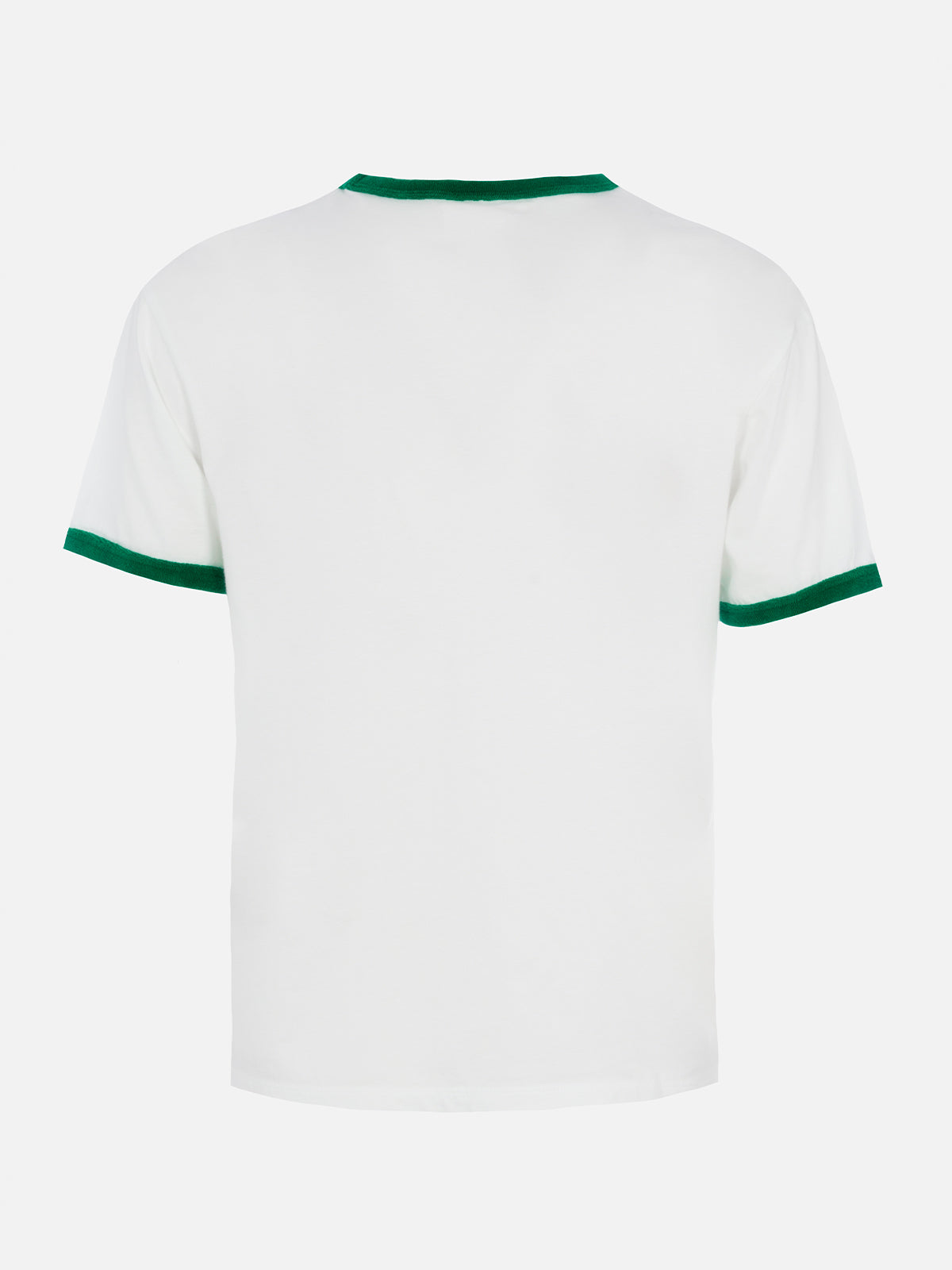 Woman cotton jersey crewneck t-shirt Emilie with terry details - MC2 Saint Barth