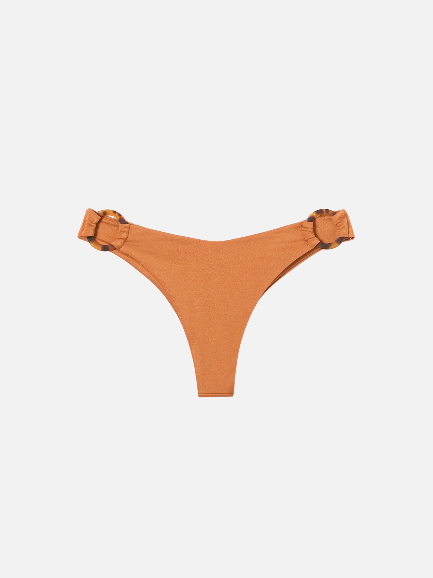 Cheeky swim briefs Evelyn in ochre yellow with loops