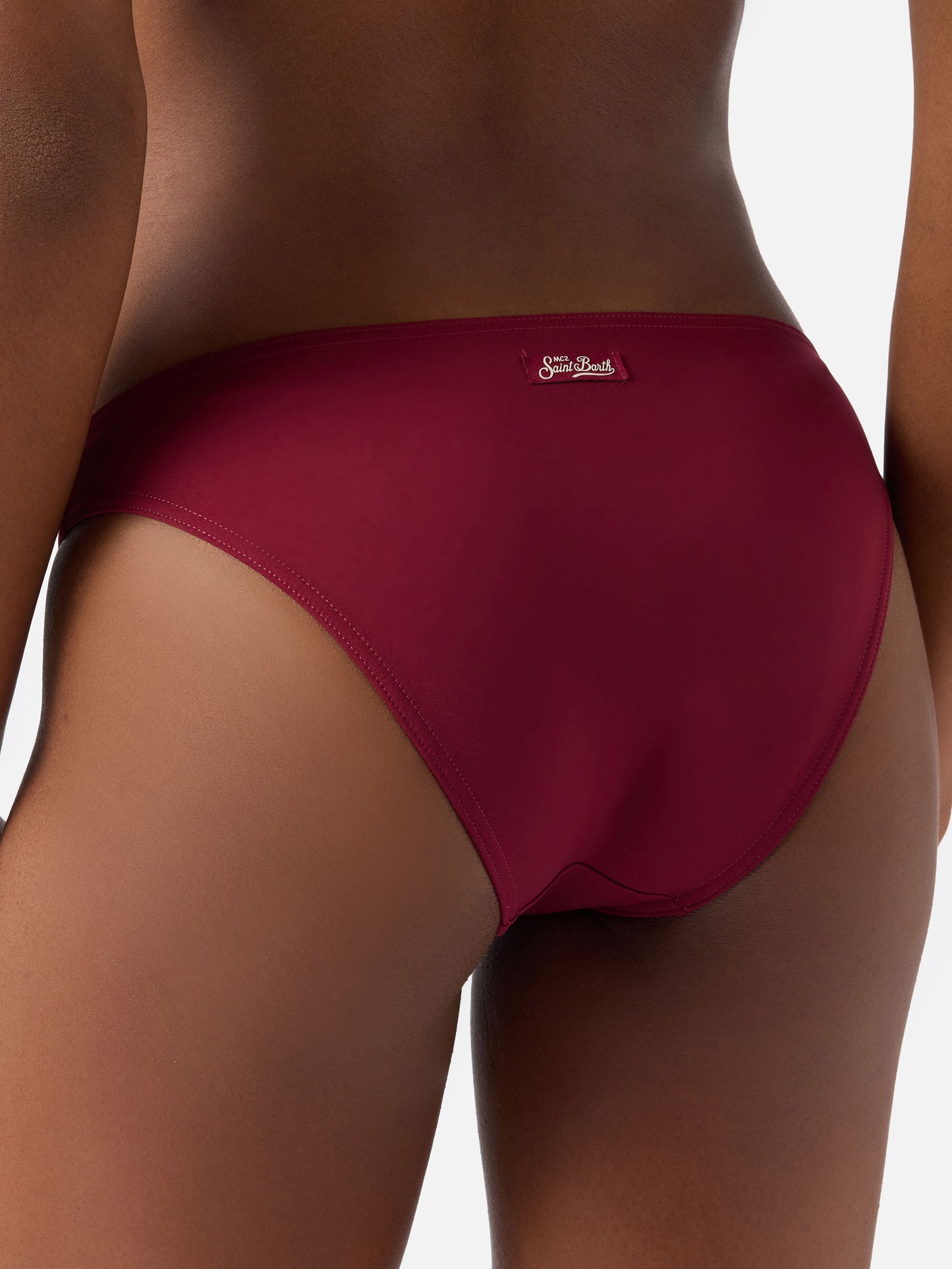 Bikini Gala en burdeos liso