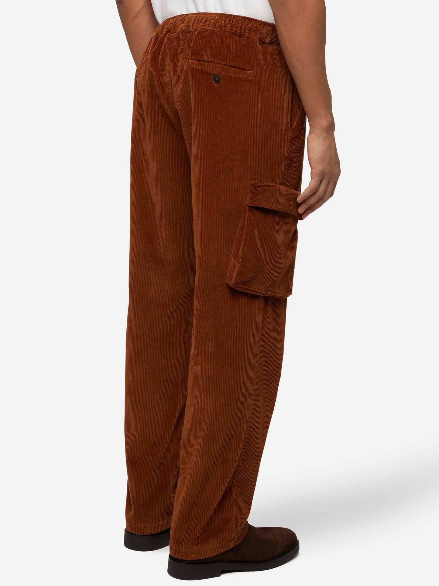 Camel corduroy cargo pants Goldeck