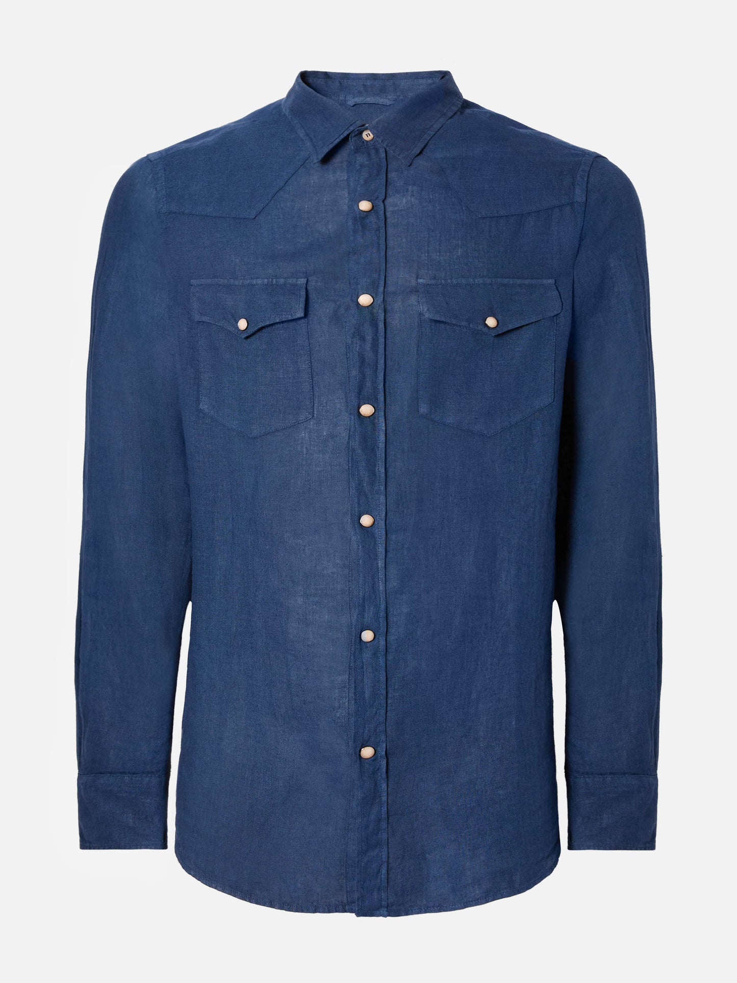 Camicia da uomo in denim di lino delave' Greg