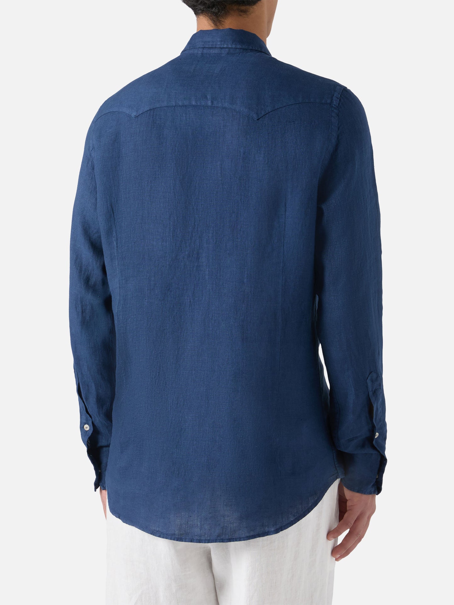 Man linen denim delave shirt Greg