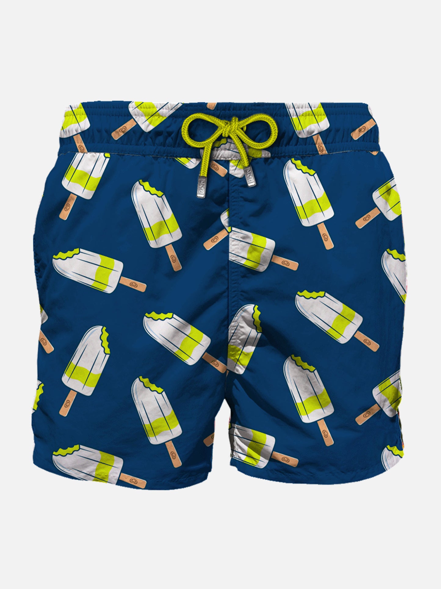 Man mid-length Gustavia swim-shorts with Lemonissimo print | ALGIDA SPECIAL EDITION - MC2 Saint Barth