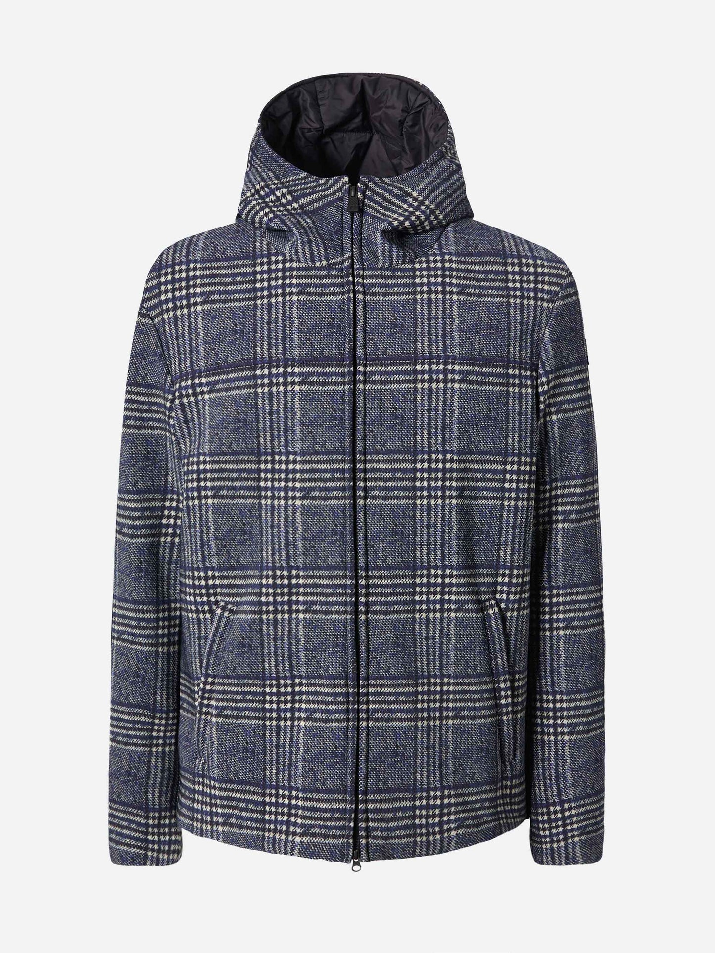 Hamilton Daunenjacke mit Prince-of-Wales-Print