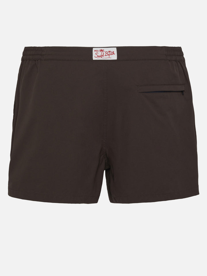 Costume mare Harrys marrone cammello a taglio aderente