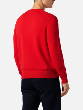 Herrenpullover Heron mit Vacanze di Natale-Jacquard | VACANZE DI NATALE SONDERAUSGABE