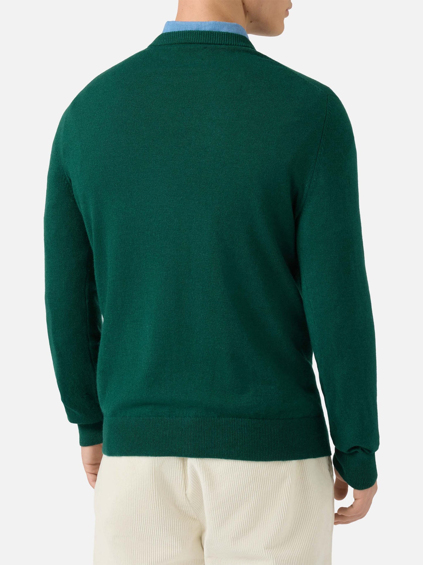 Crewneck sweater Heron Light with Busy from day to night embroidery