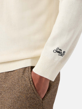 Crewneck sweater Heron Light with Coke is too expensive embroidery