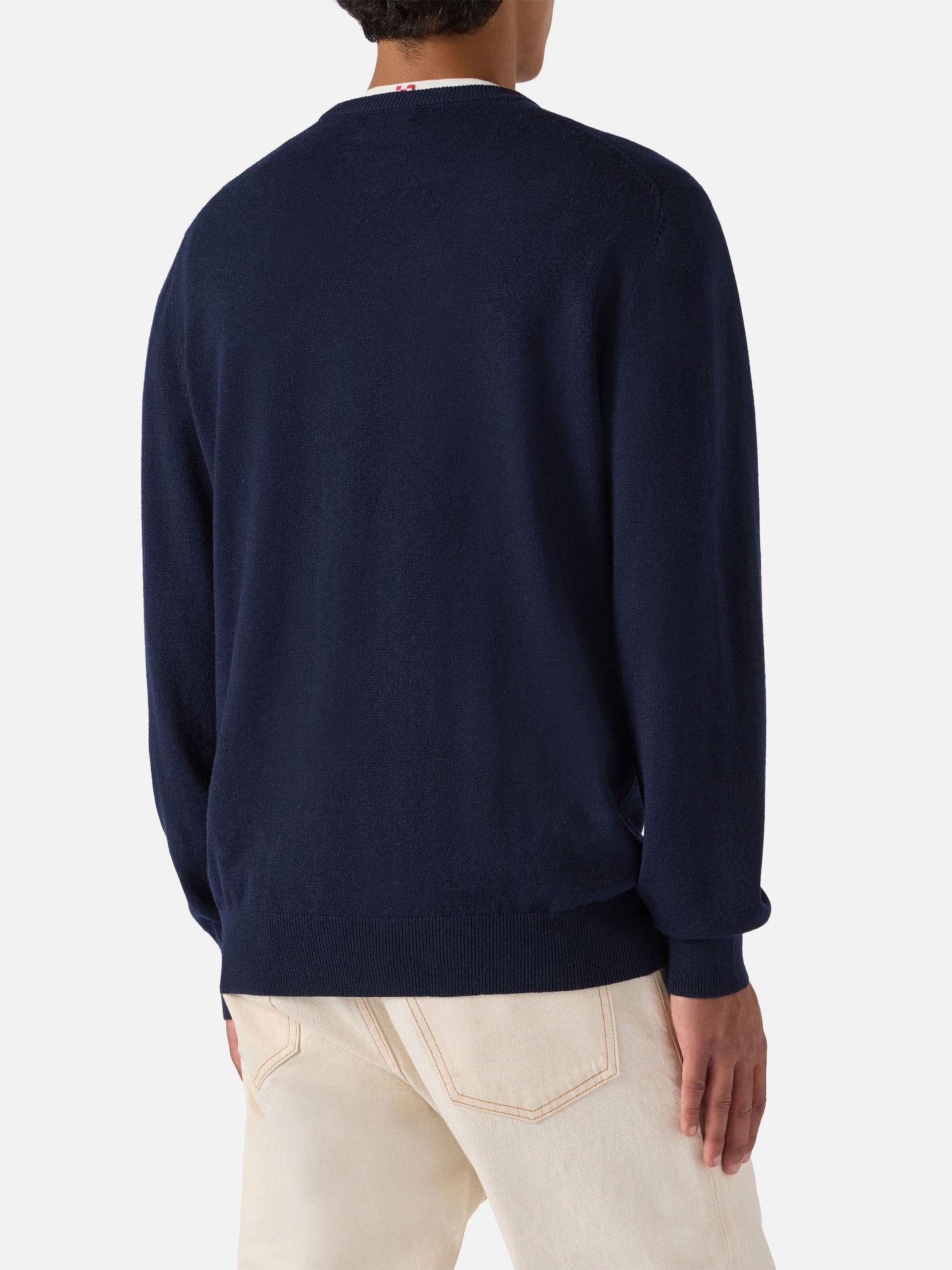 Maglione a girocollo Heron Light con ricamo Via della Spiga… Alboreto is nothing! | VACANZE DI NATALE SPECIAL EDITION