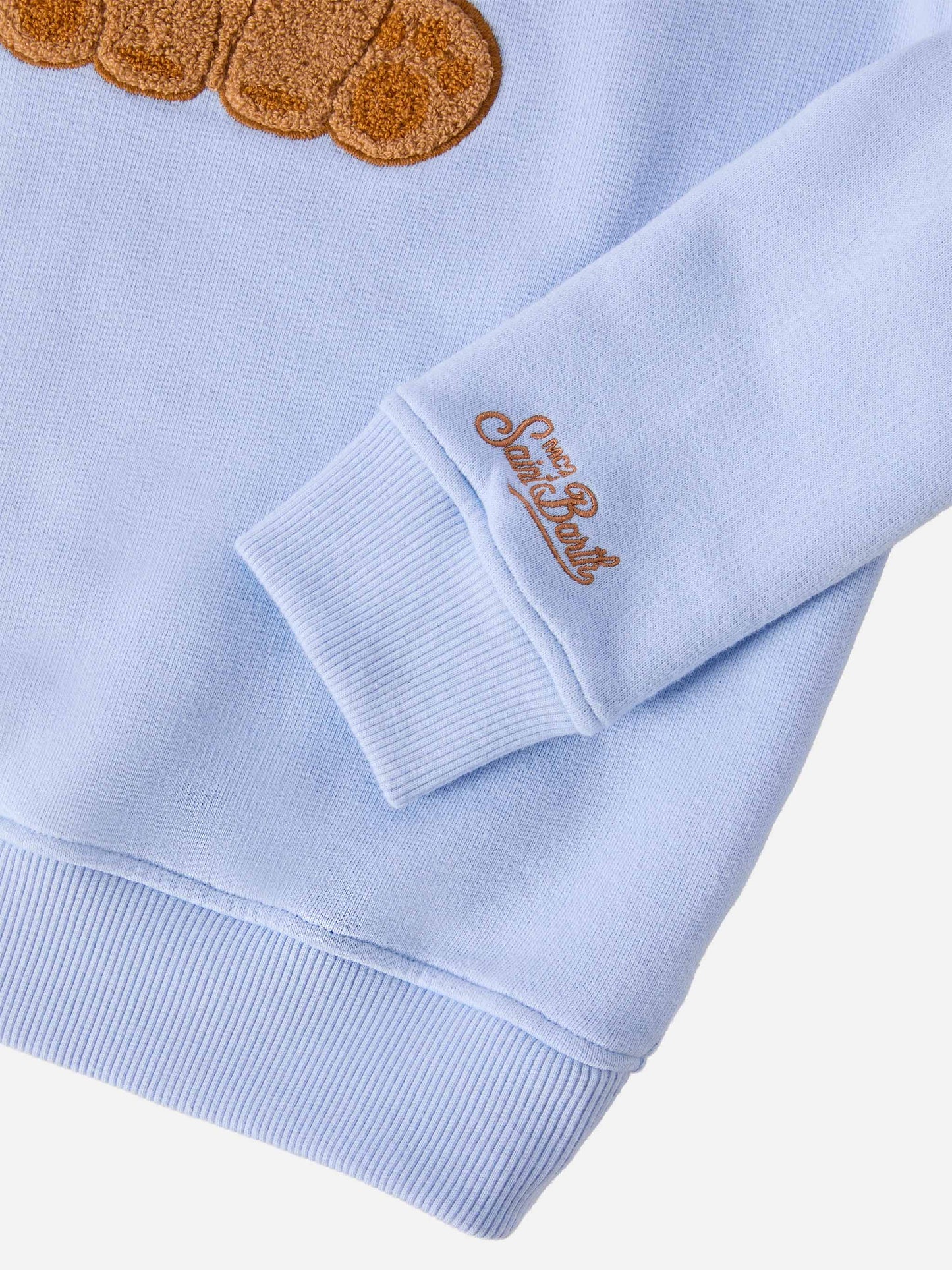 Hutton crewneck sweatshirt with Trudi lion terry patch | TRUDI SPECIAL EDITION