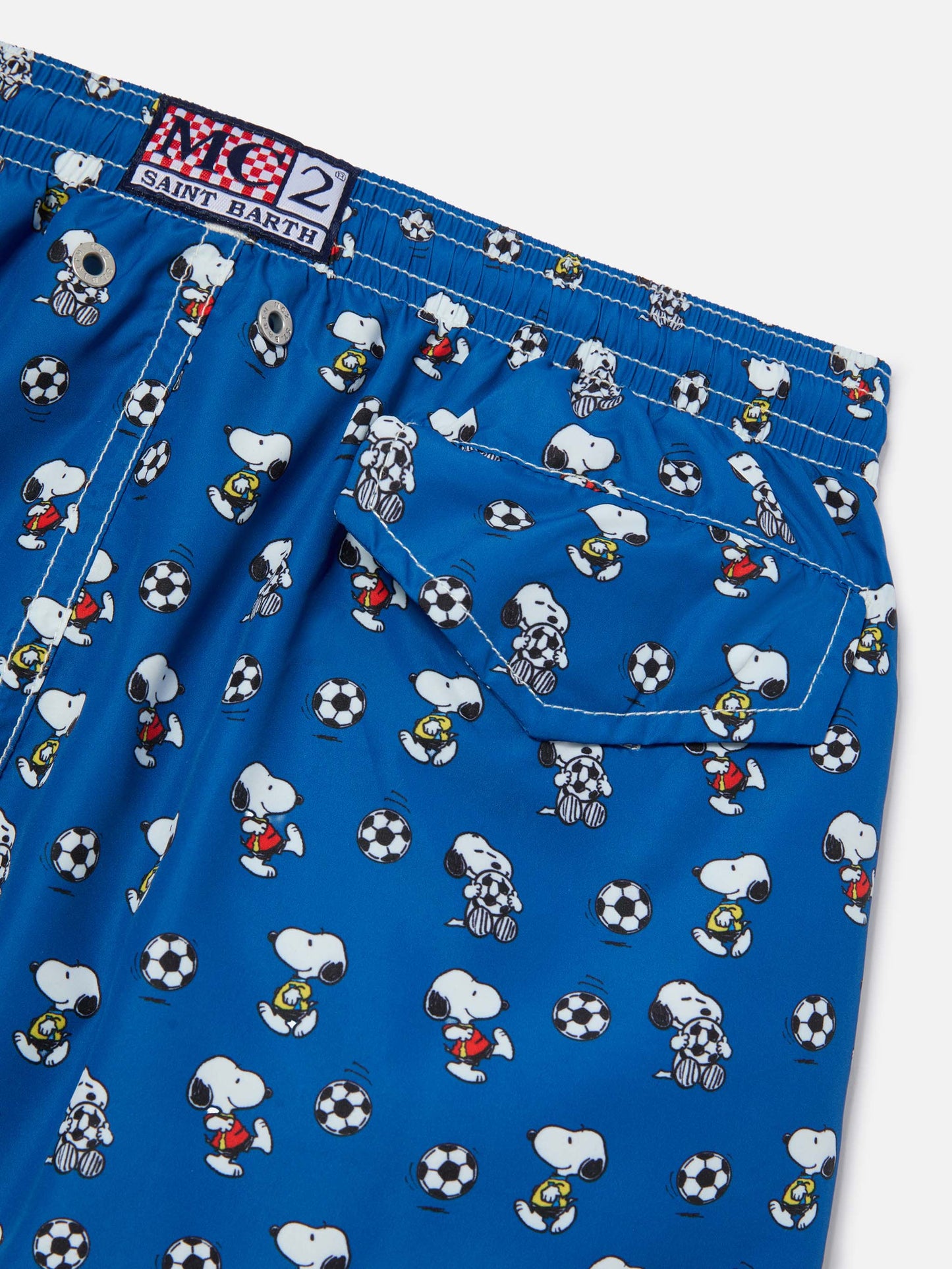 Jean Lighting swim shorts with Snoopy Soccer print | Special Edition