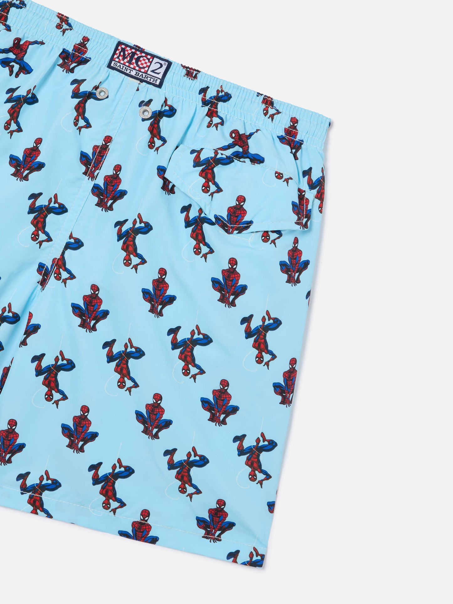 Bañador tipo short para niño Jean Lighting con estampado Spiderman | Edición especial