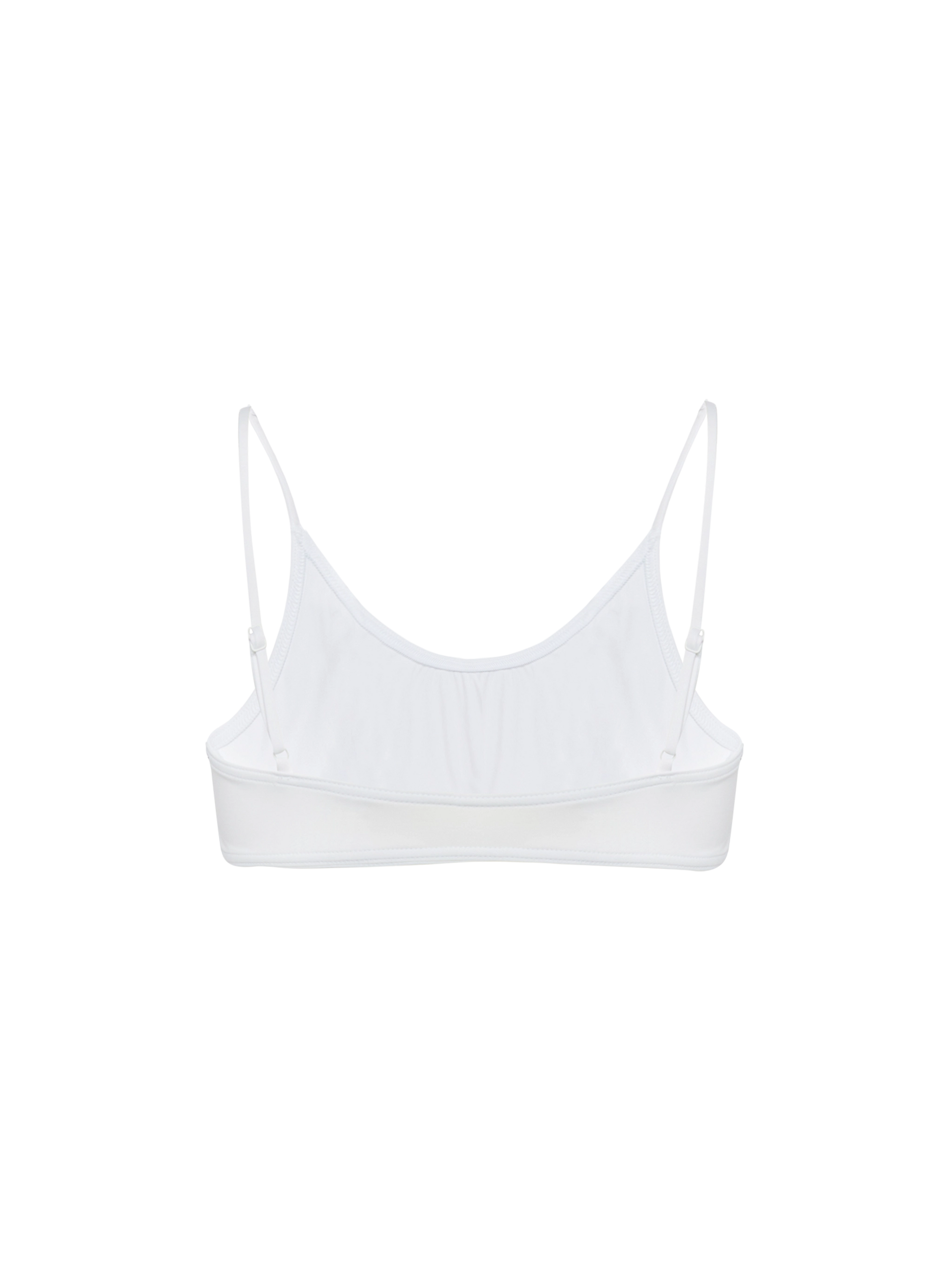Judy white bralette beach top Judy - MC2 Saint Barth