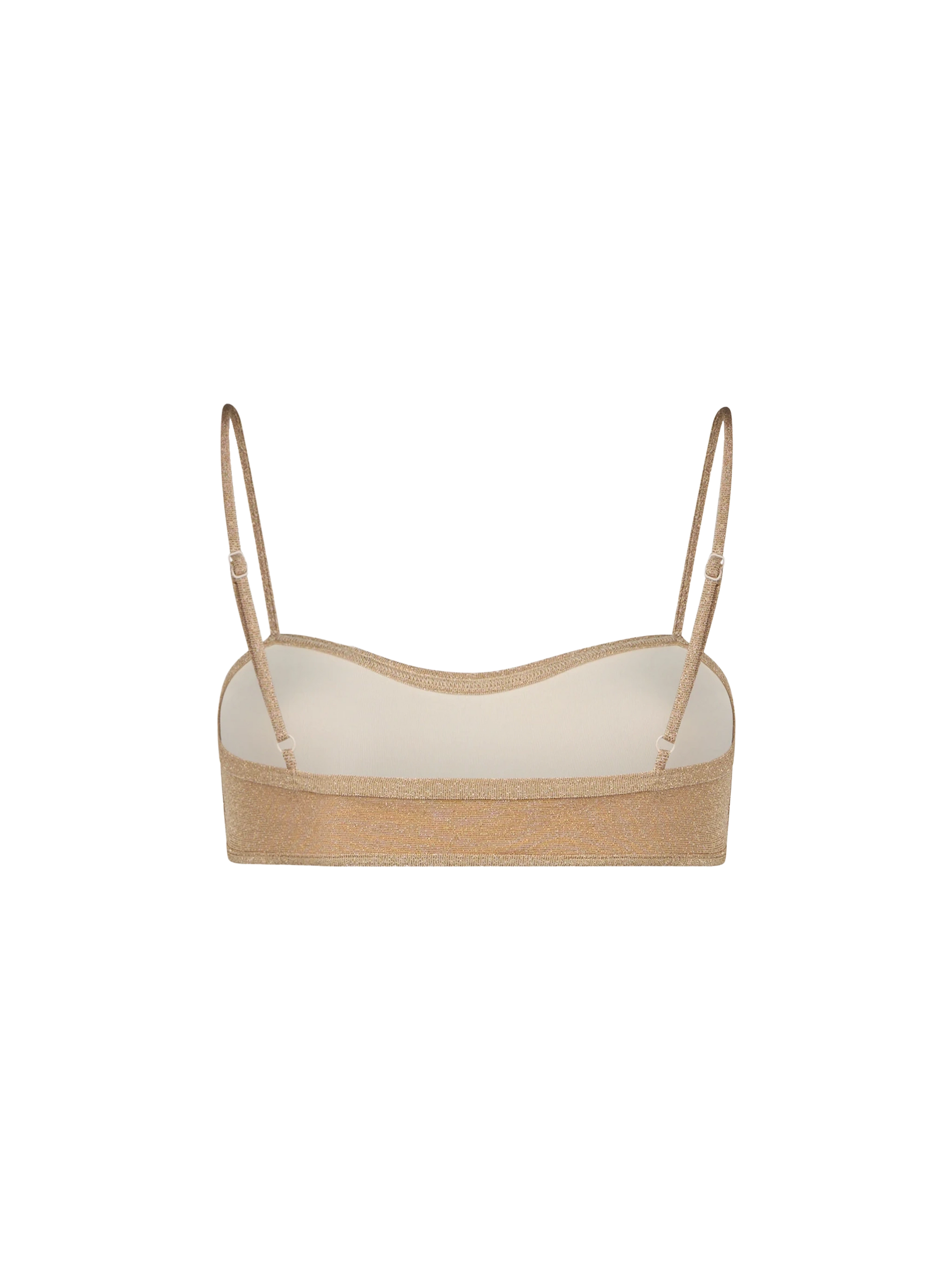 Woman lurex scooped bralette top swimsuit Laryn - MC2 Saint Barth