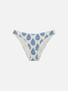 Lido classic swim briefs with paisley print