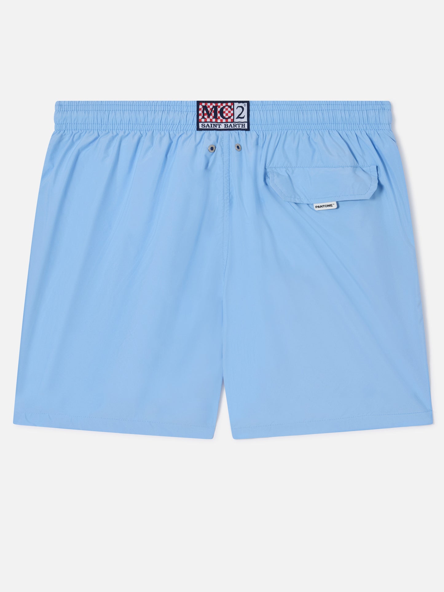 Ultraleichte himmelblaue Pantone-Badeshorts | Special Edition