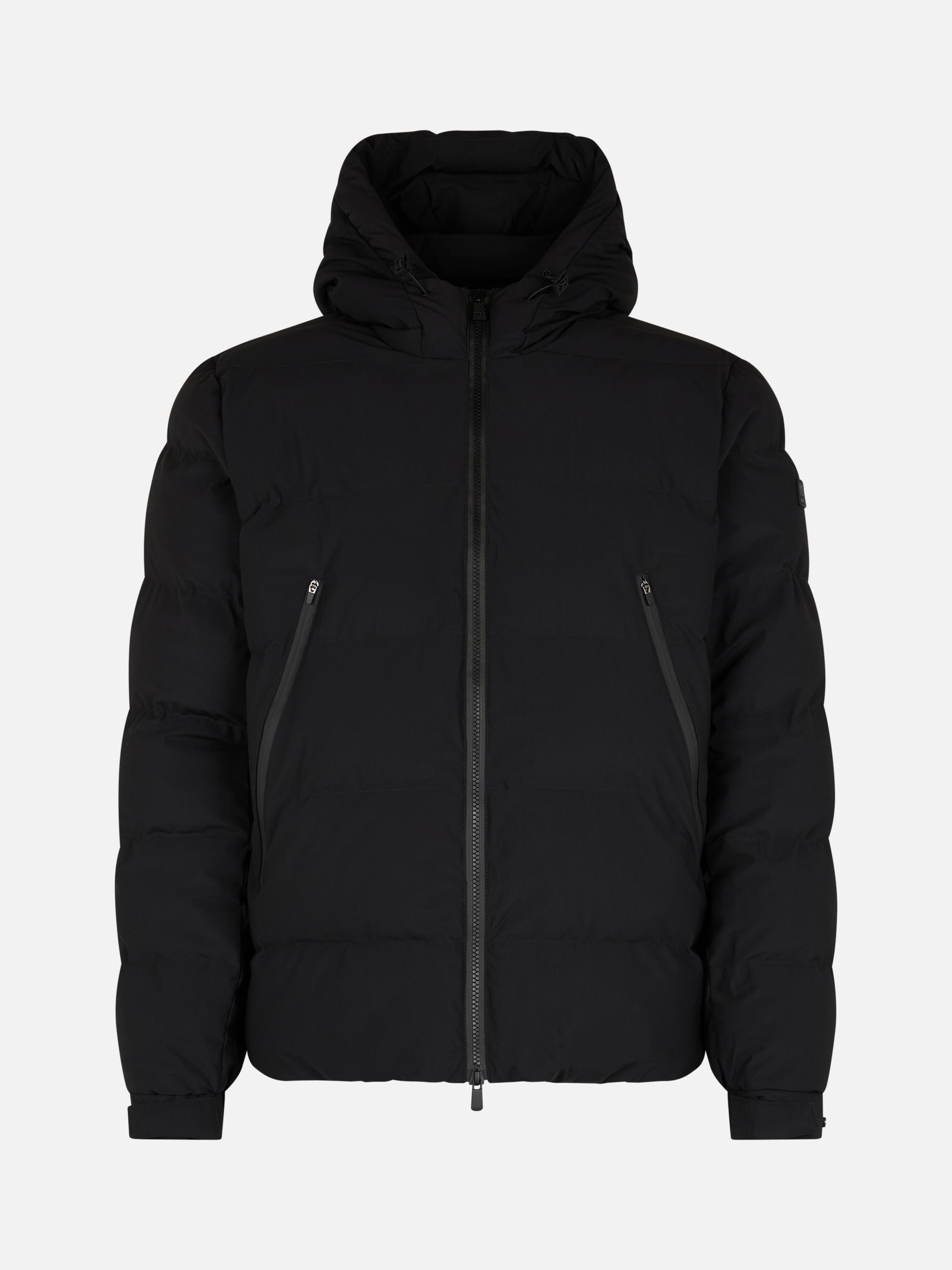 Man black hooded puffer jacket Maier - MC2 Saint Barth