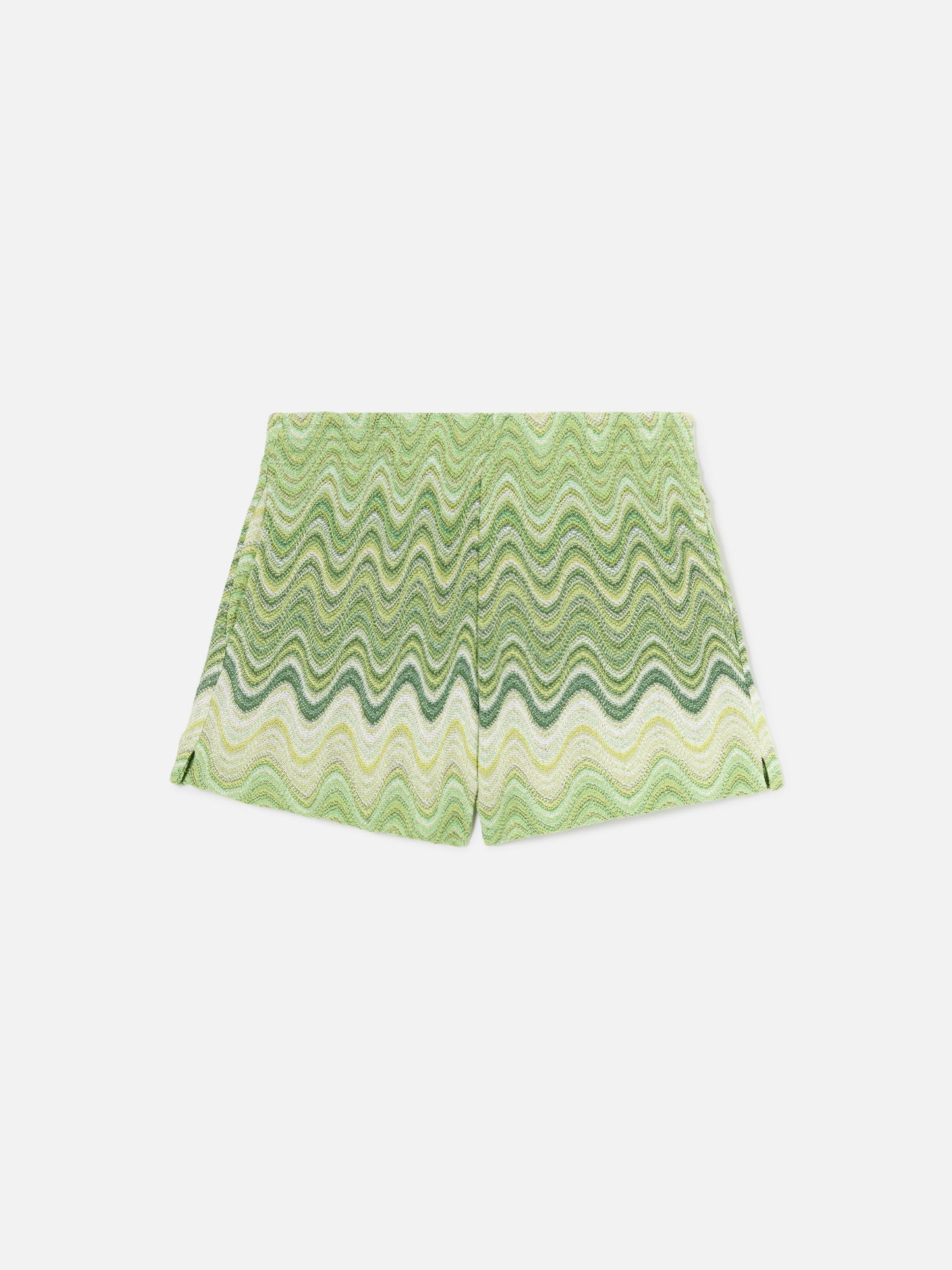 Green degradé raschel Meave shorts