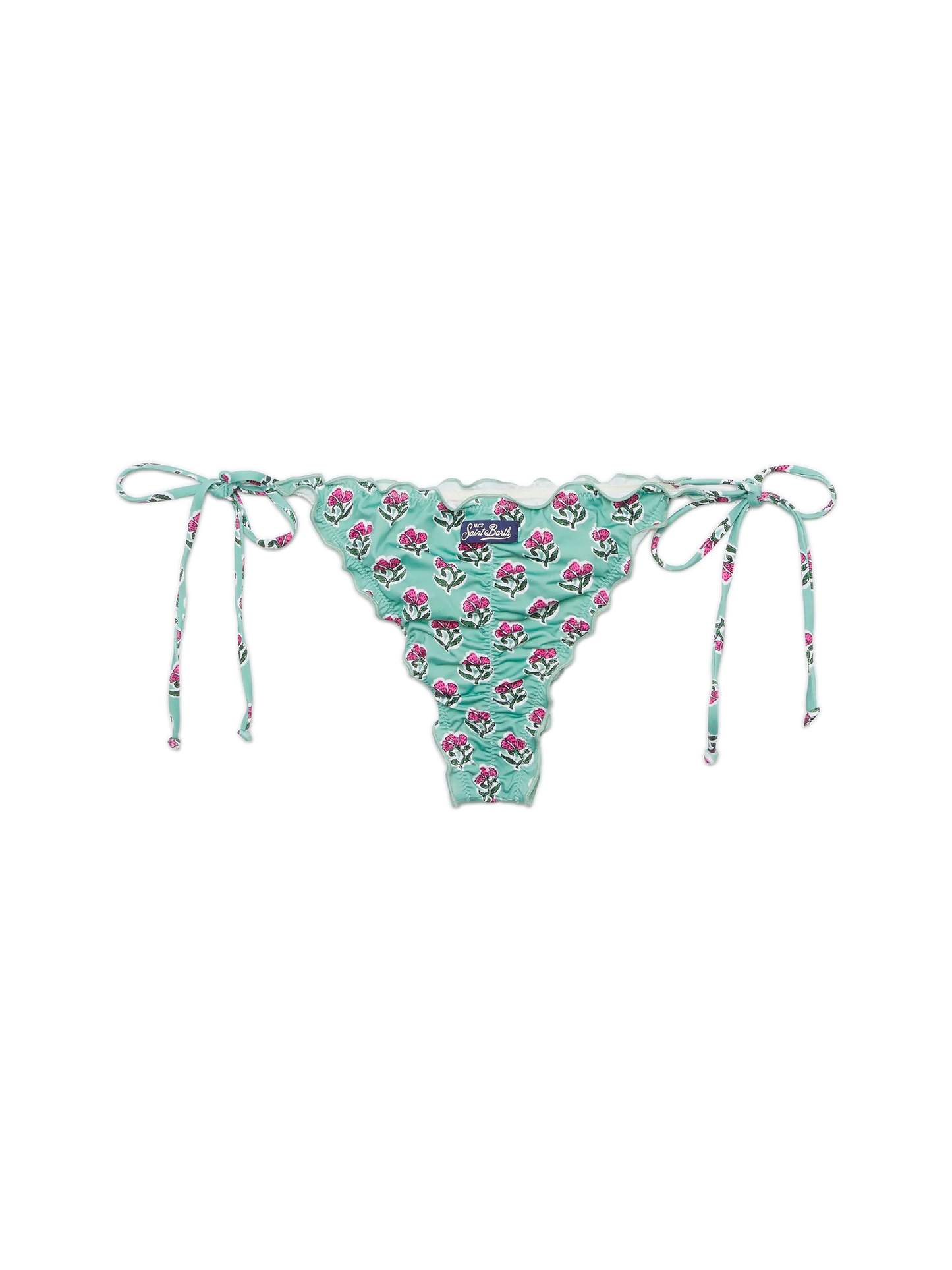 Miami cheeky swim briefs with floral print - MC2 Saint Barth