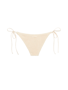 Woman beige classic crinkle swim briefs Marielle - MC2 Saint Barth
