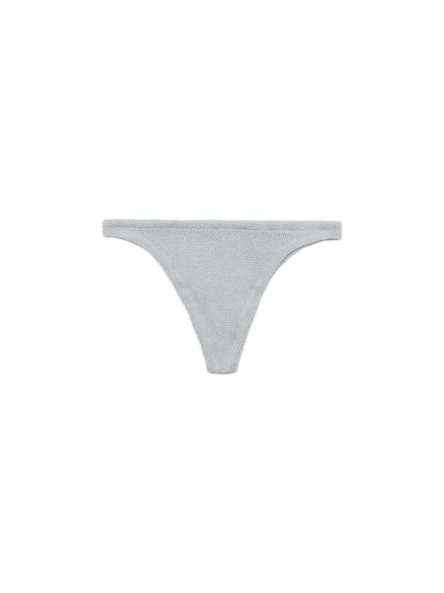 Naomi silver lurex crinkle cheeky swim briefs - MC2 Saint Barth