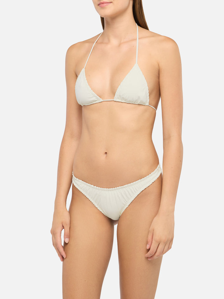 Bikini a triangolo Nilly Nalu color crema
