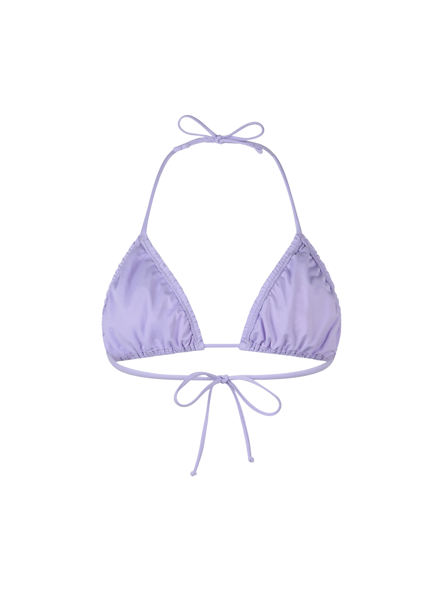 Lilafarbener klassischer Triangel-Badeanzug für Damen Nilly