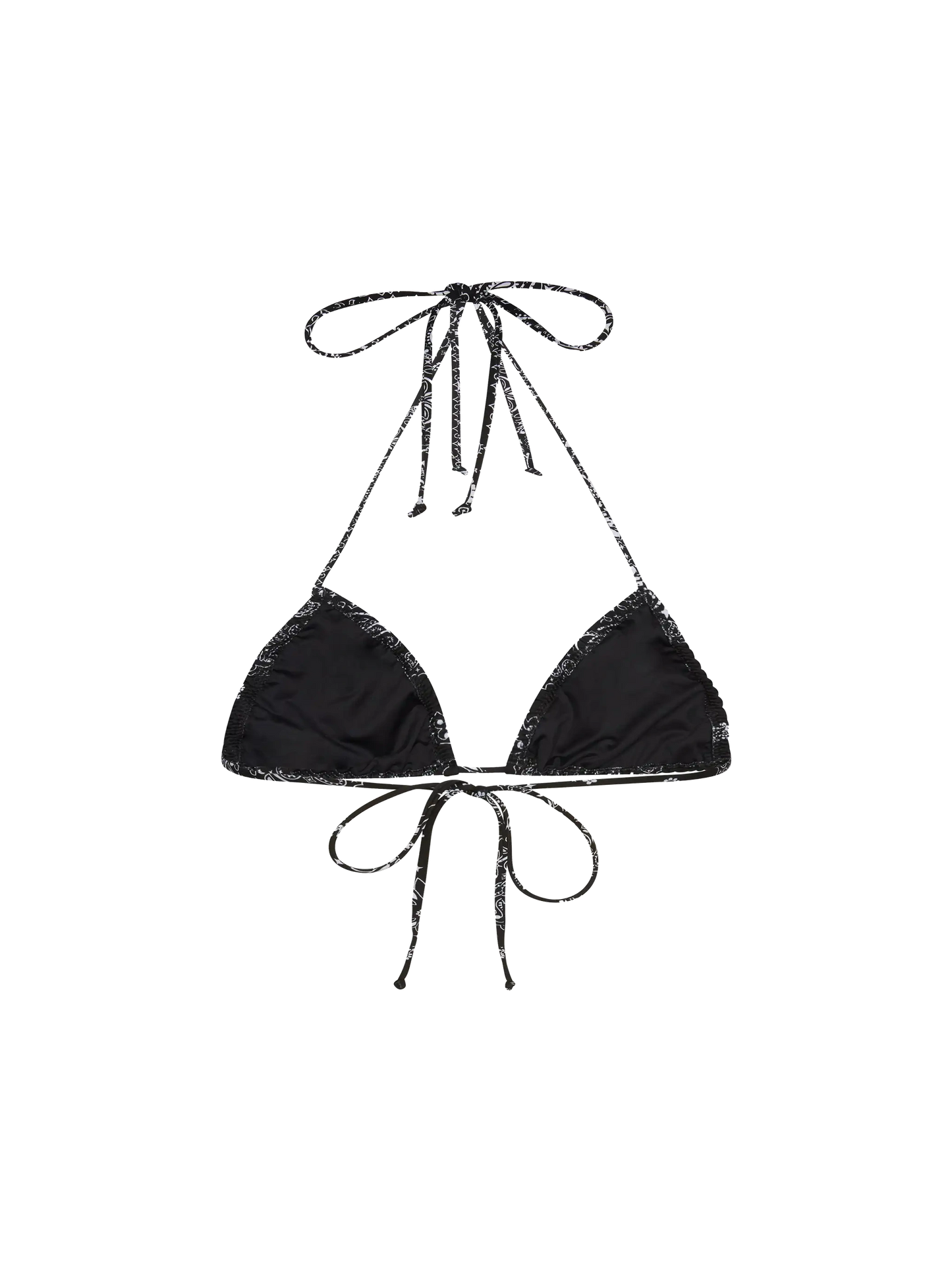 Nilly top triangolo classico con stampa bandana