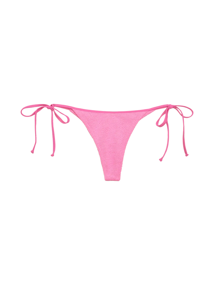 Norah pink crinkle cheekiest swim briefs