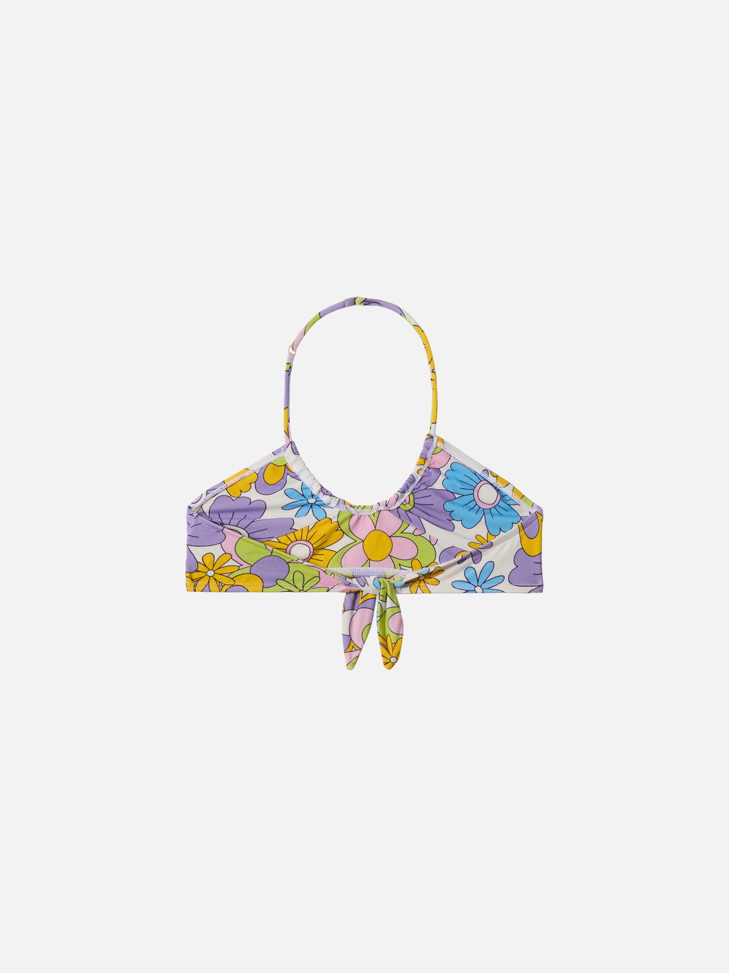 Page Jr crop top with hippie flower print