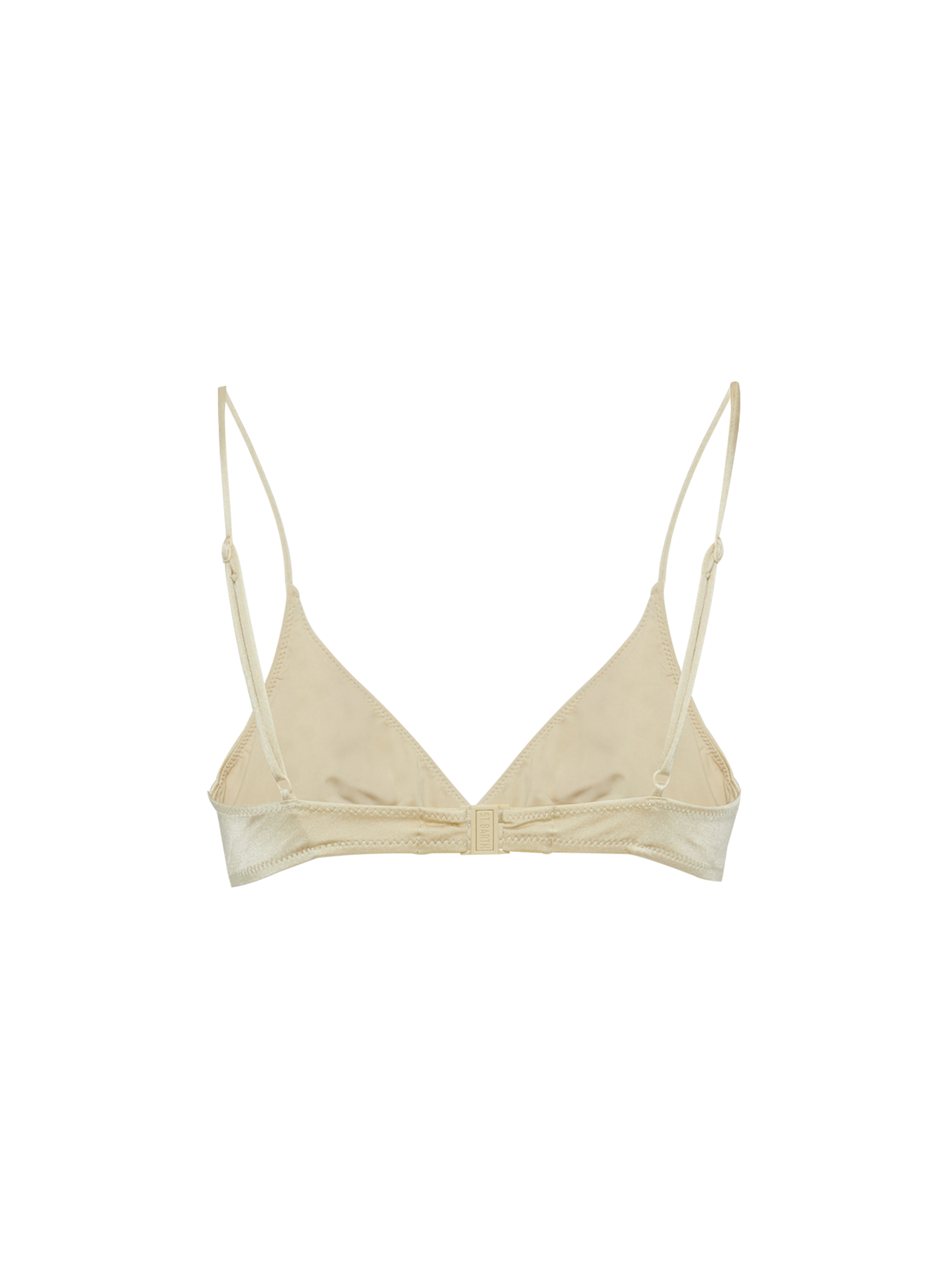 Paloma gold scoop bralette with rhinestone embellishment - MC2 Saint Barth