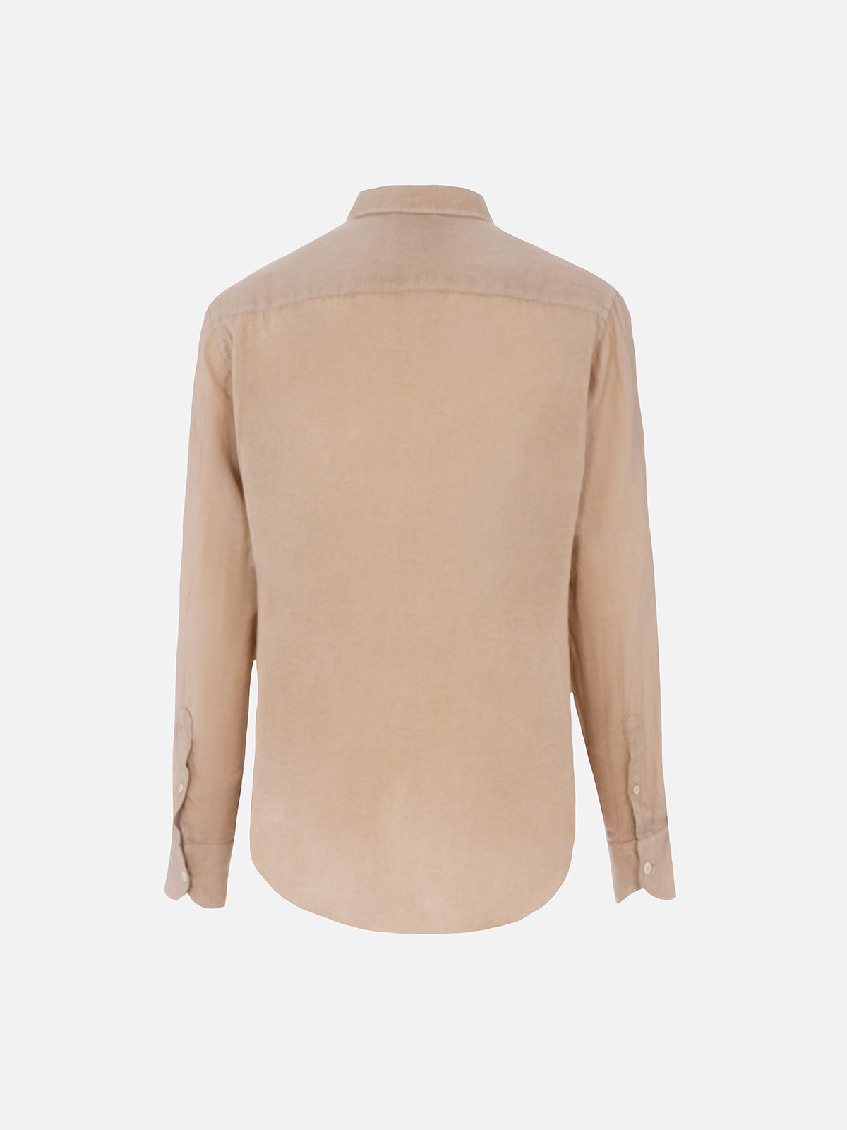Camicia da uomo in lino beige Pamplona