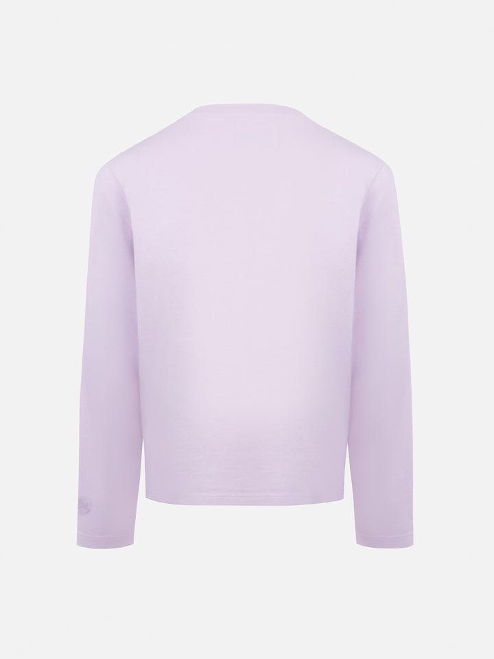 Girl long-sleeve t-shirt Penny with Hello Kitty print | HELLO KITTY SPECIAL EDITION - MC2 Saint Barth