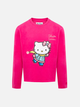 Girl long-sleeve t-shirt Penny with Hello Kitty print | HELLO KITTY SPECIAL EDITION - MC2 Saint Barth