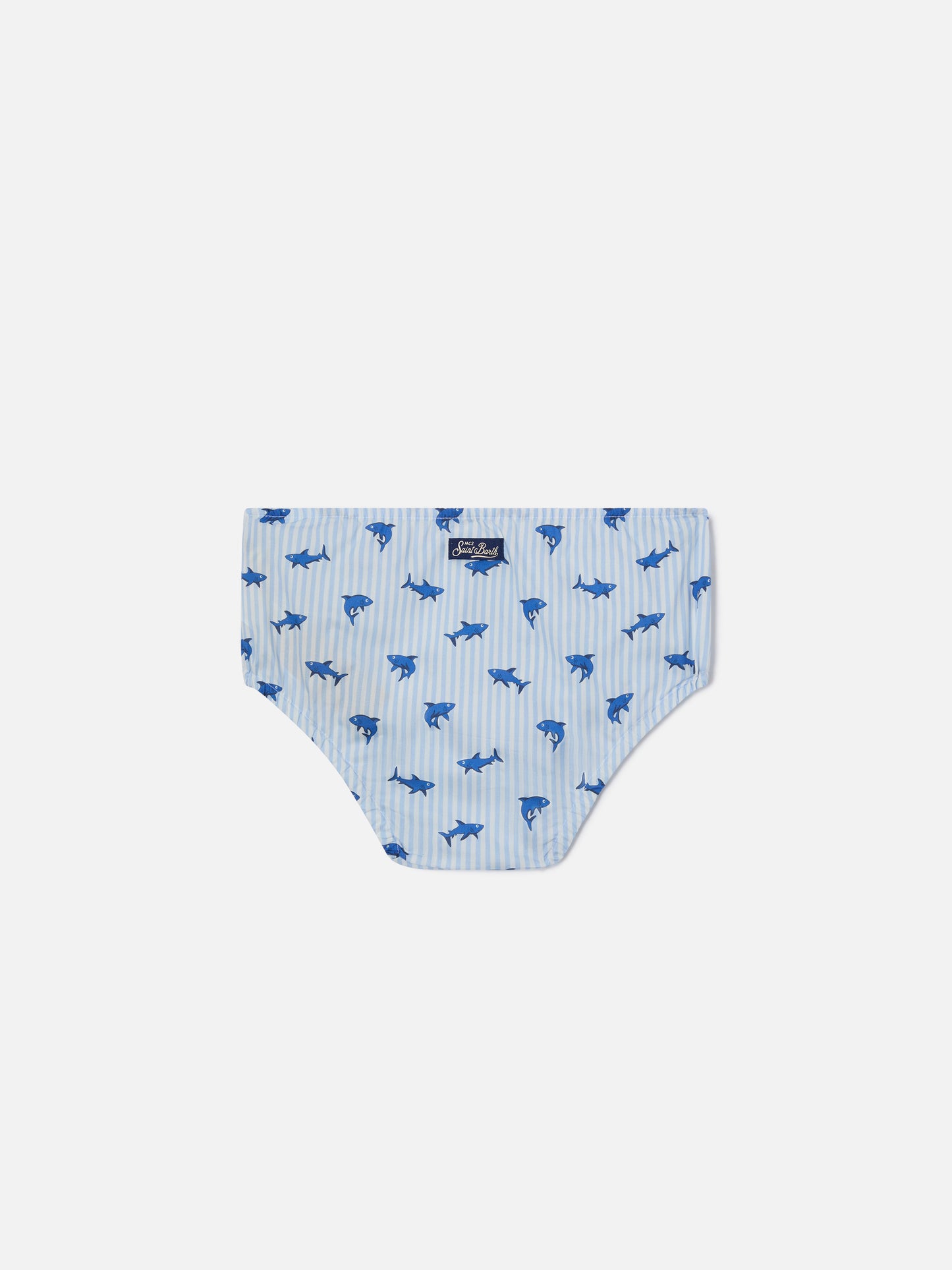 Cubrepañal para bebé Pimmy con estampado de tiburón