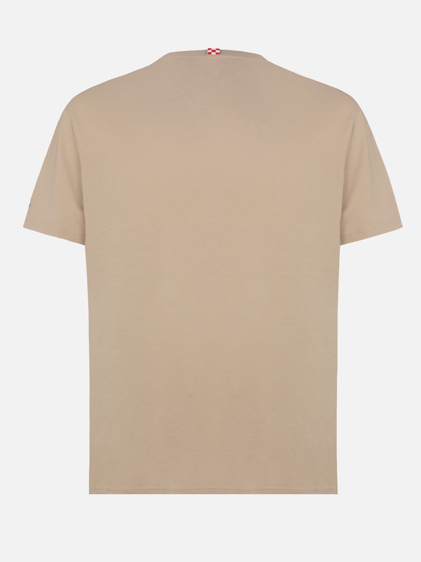T-Shirt aus Baumwolljersey mit klassischer Passform „Portofino“ mit „Nine to Wine“-Stickerei