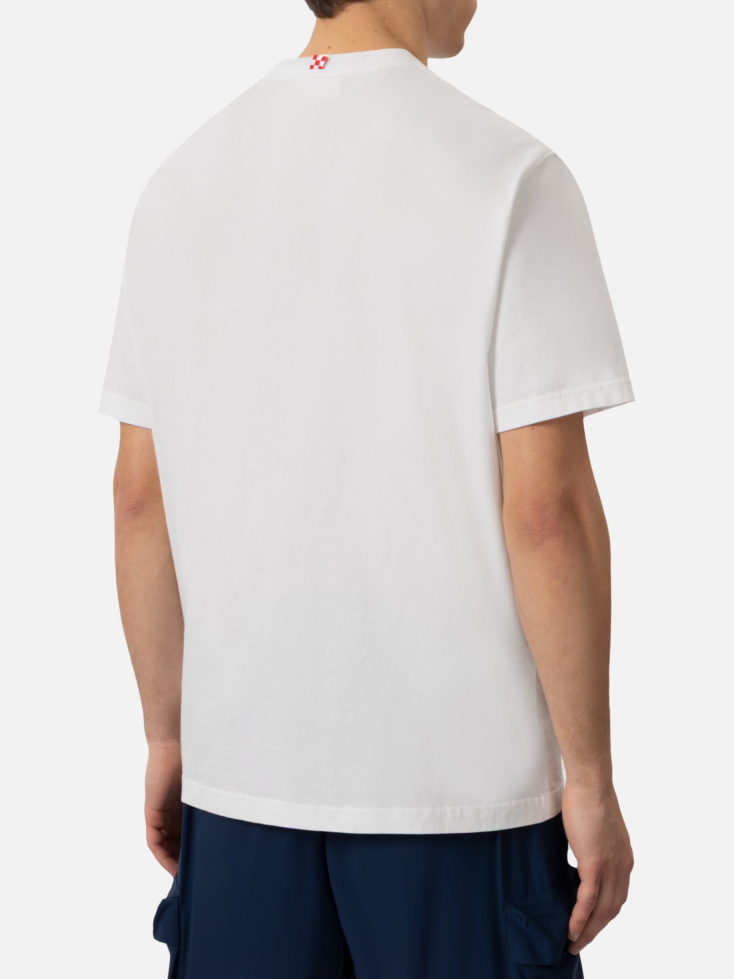 T-Shirt Portofino aus Baumwolljersey im klassischen Schnitt mit Gin Gin-Stickerei | INSULTI LUMINOSI SPECIAL EDITION