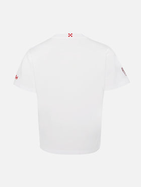 Boy cotton jersey t-shirt Portofino Jr with Il Torino è la mia Lei embroidery | TORINO FC SPECIAL EDITION