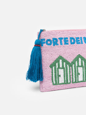 Perlenbeutel mit Forte dei Marmi-Muster