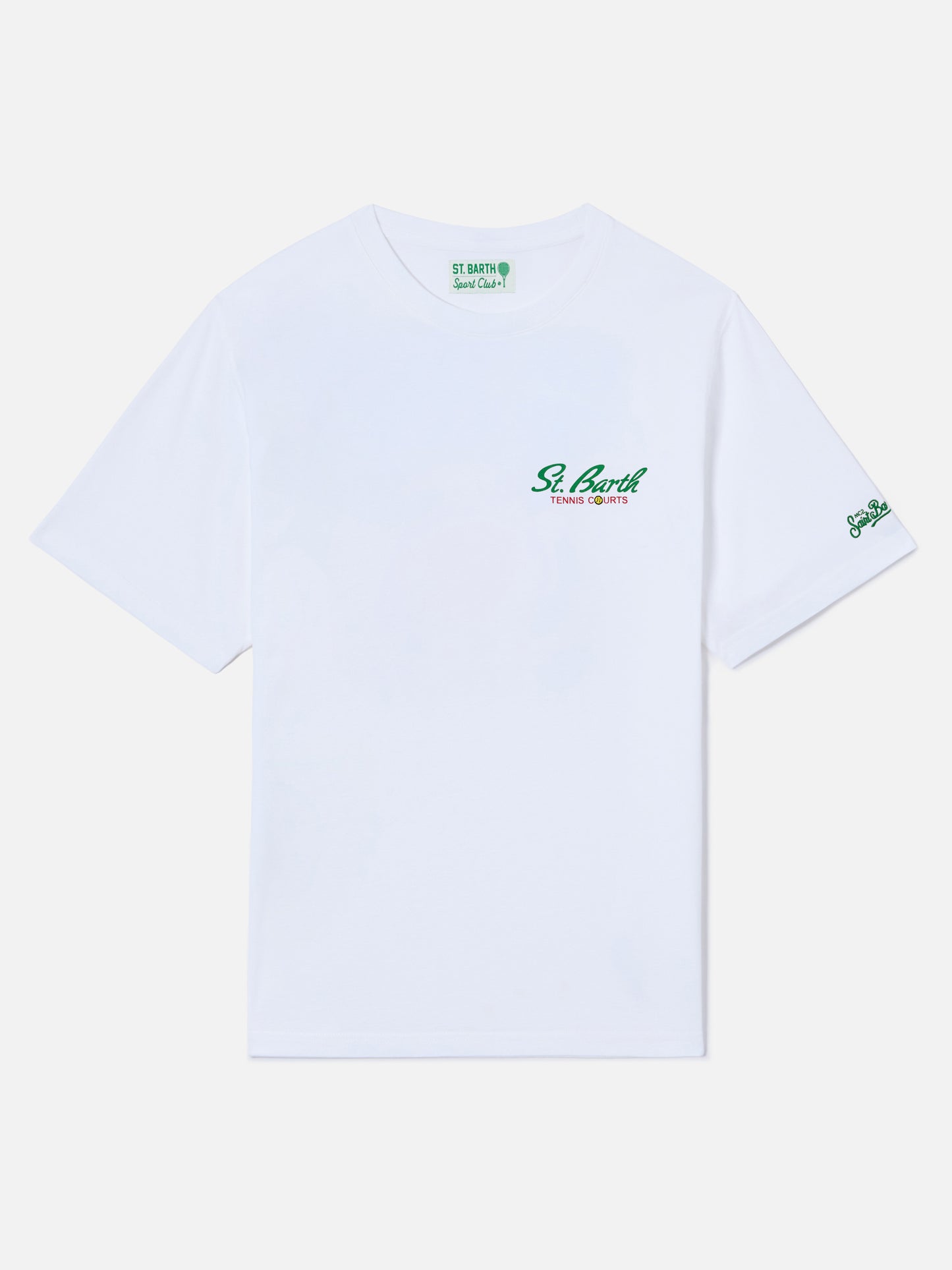 White Portland t-shirt with Snoopy Tennis Court illustration | Special Edition