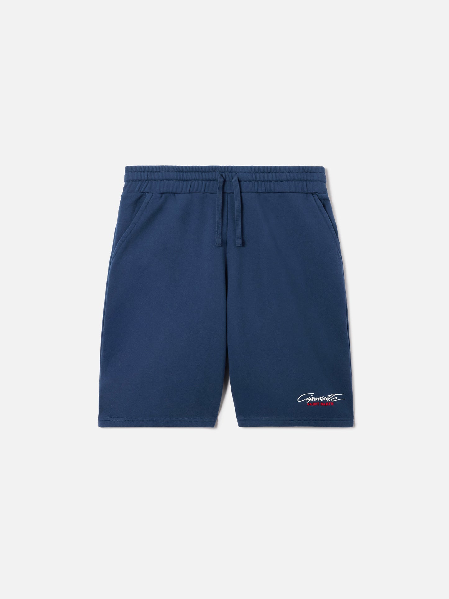 Blue Randle bermuda shorts with Cigarette Racing embroidery | Special Edition