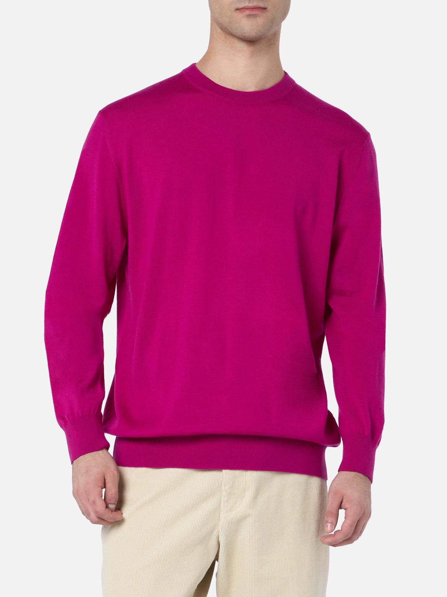 Pullover aus Merinowolle „Man Regent“ mit Pfingstrose