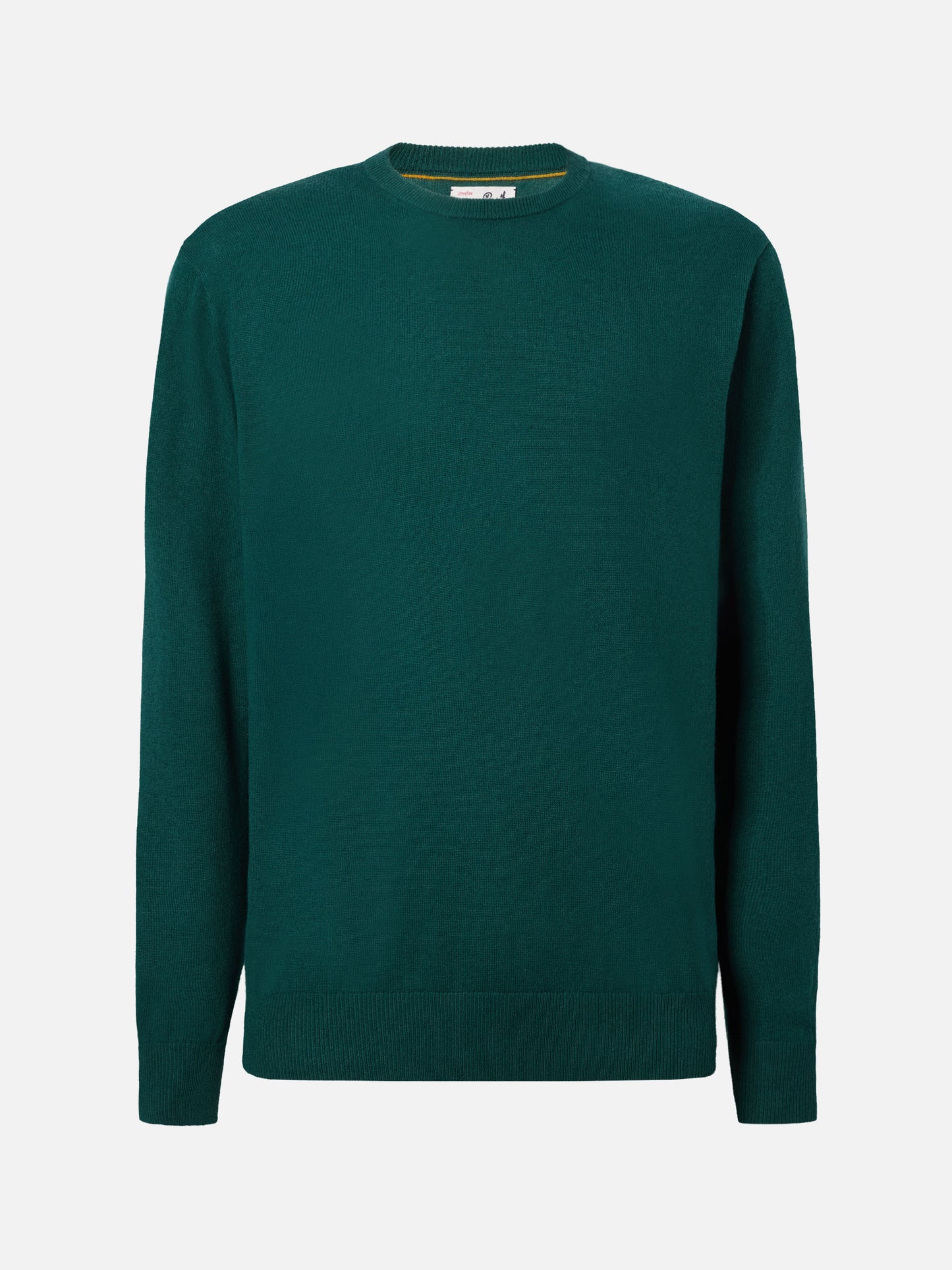 Maglione Regent in lana merino e cashmere verde inglese