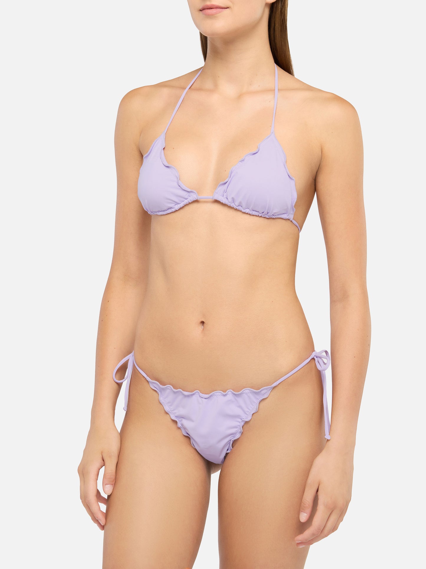 Miami Cheeky Lilac Badeslips - Sagittarius Lilac Classic Triangle Top