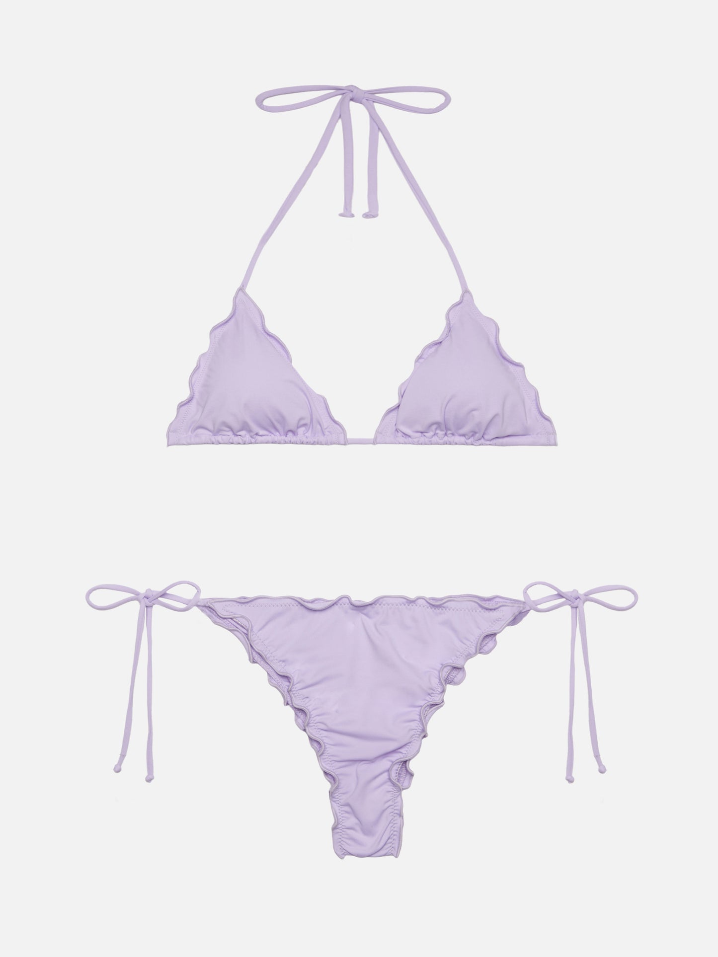 Miami Cheeky Lilac Badeslips - Sagittarius Lilac Classic Triangle Top