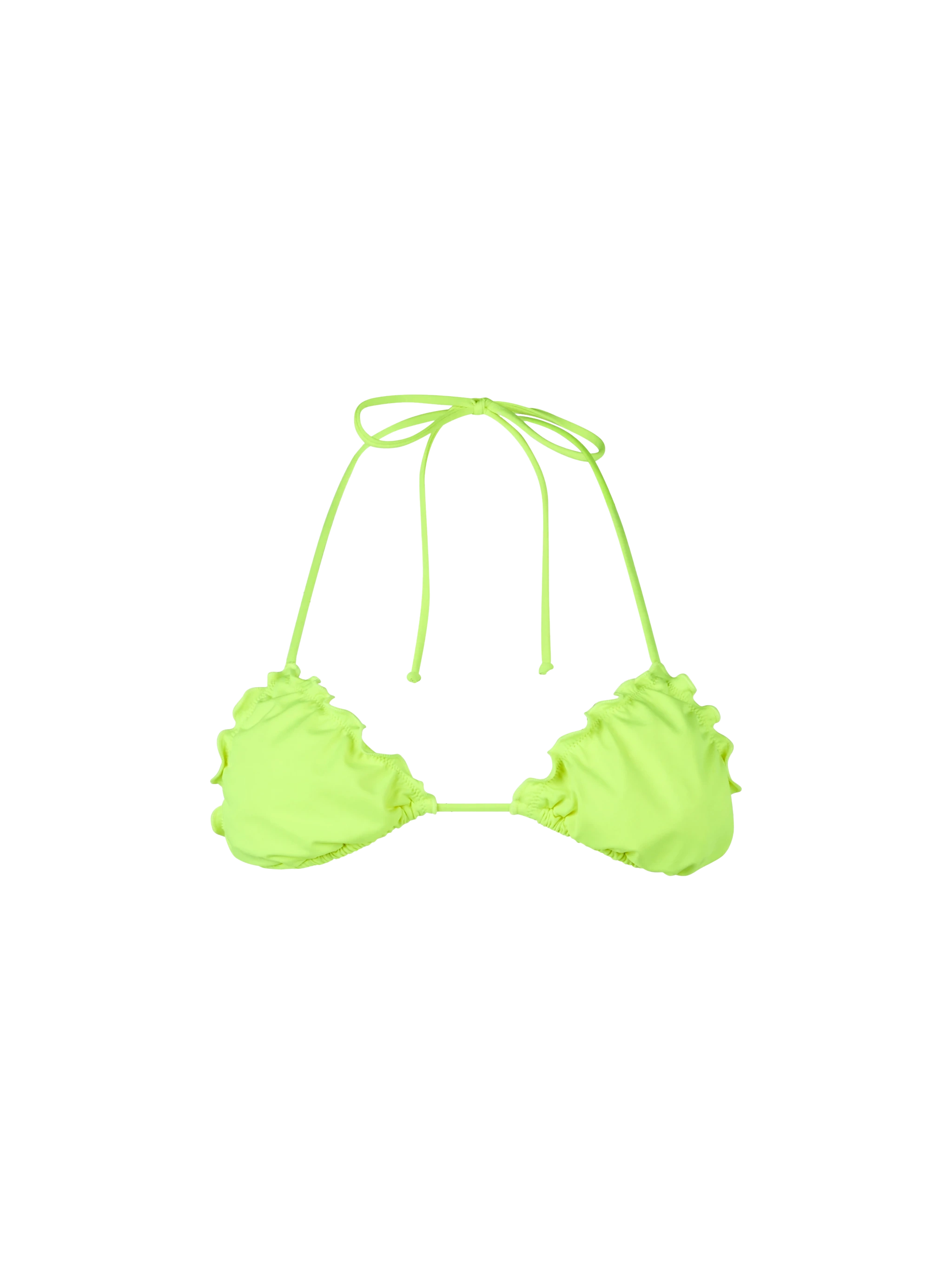 Woman fluo yellow triangle beach top Sagittarius – MC2 Saint