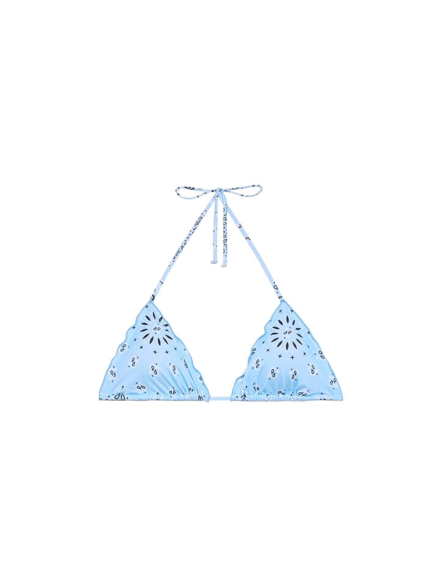 Sagittarius classic triangle top with bandanna print - MC2 Saint Barth