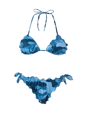Damen Triangel-Bikini in Camouflage-Optik Sarius