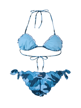 Damen Triangel-Bikini in Camouflage-Optik Sarius