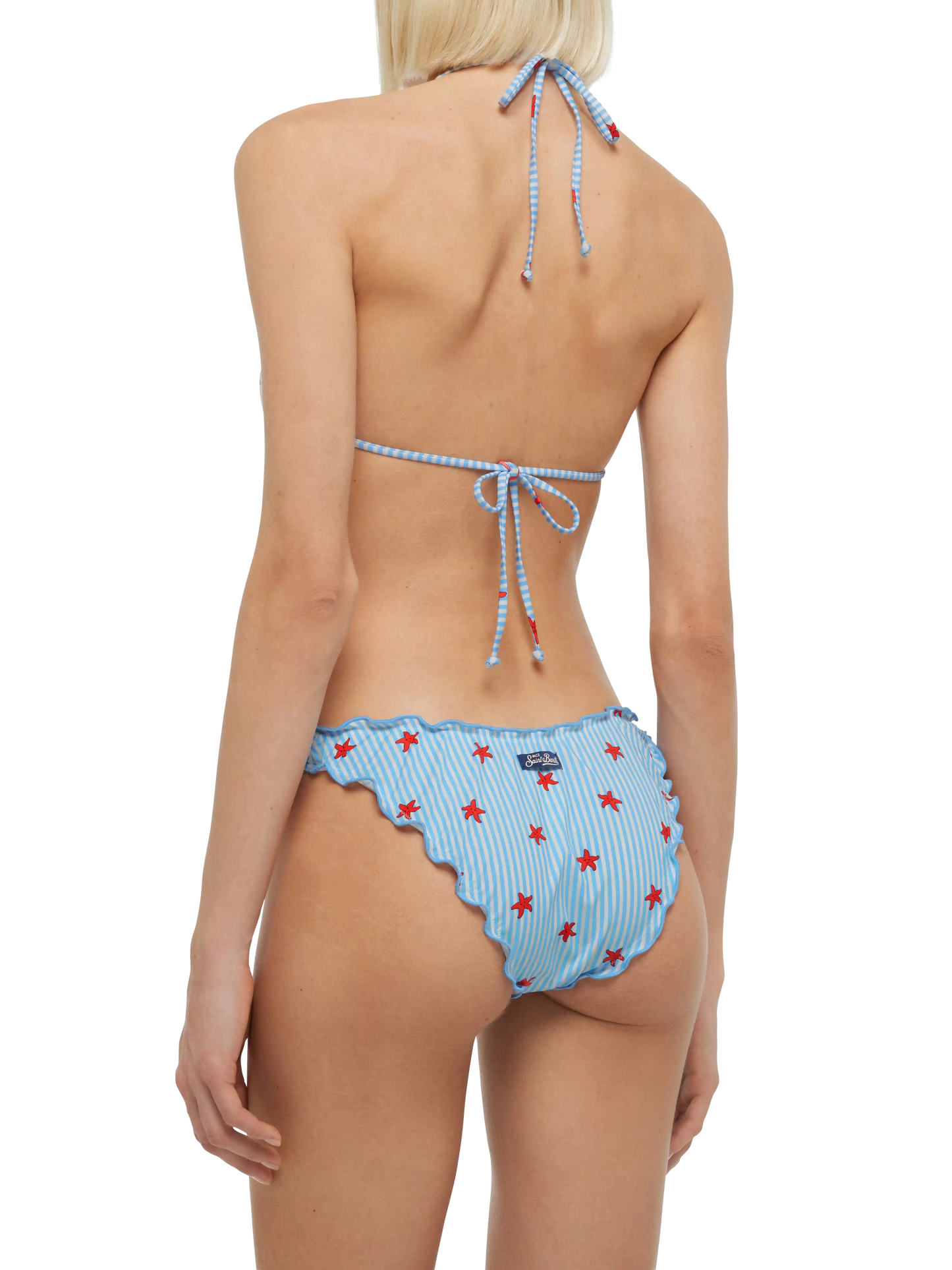 Sarius triangle classic bikini with starfish print - MC2 Saint Barth